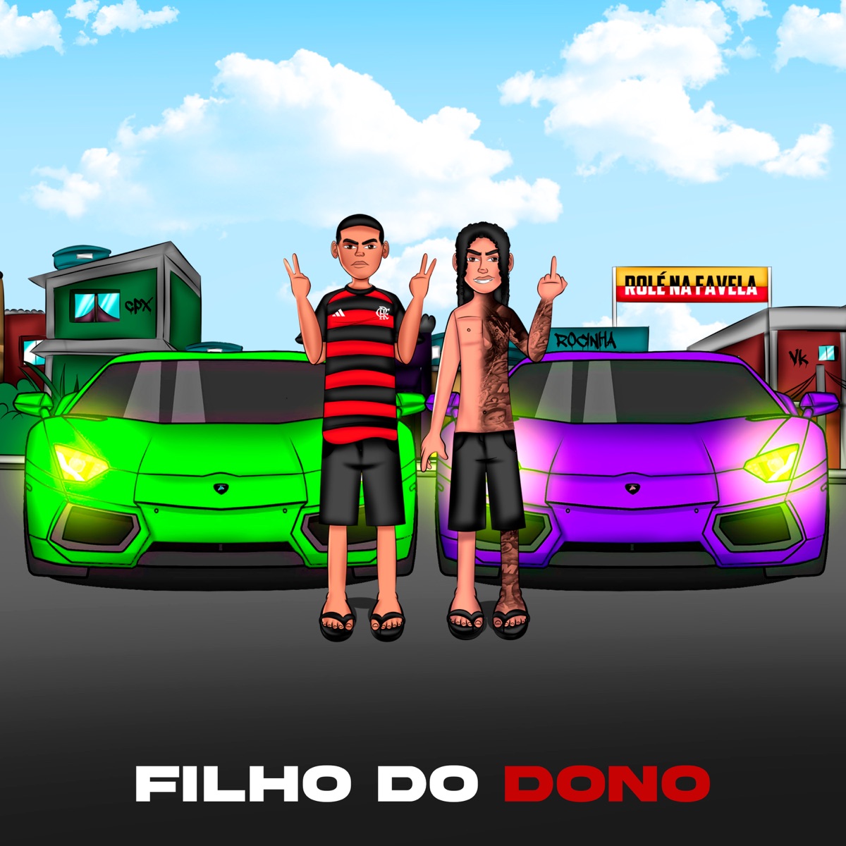 Filho do Dono - Single by Dj Lc da Roça, mc lk da rocinha & Mc Menor Thalis album cover