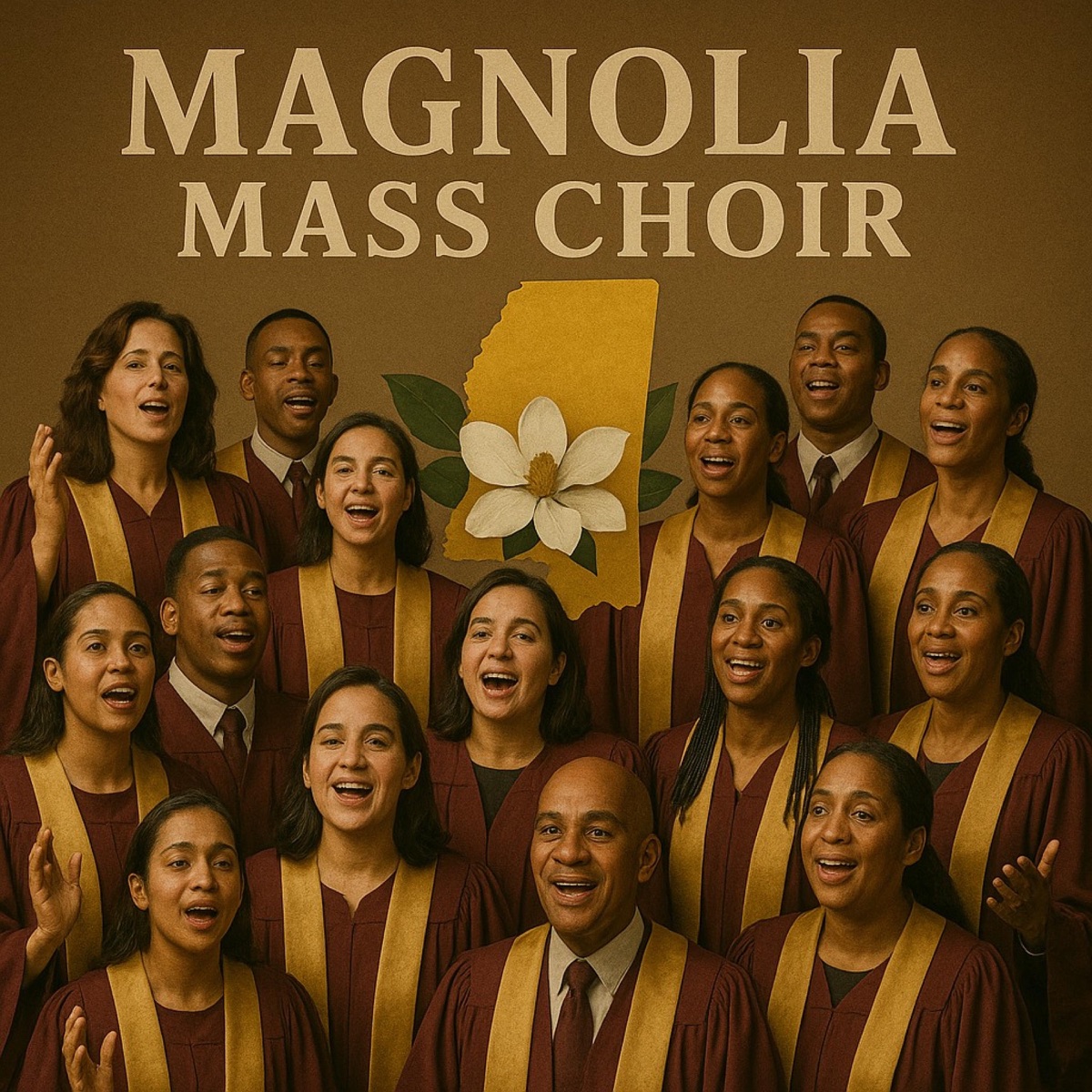 Jina Wright & The Magnolia Mass Choir - Single by Jina Wright Pearl Vision Music album cover