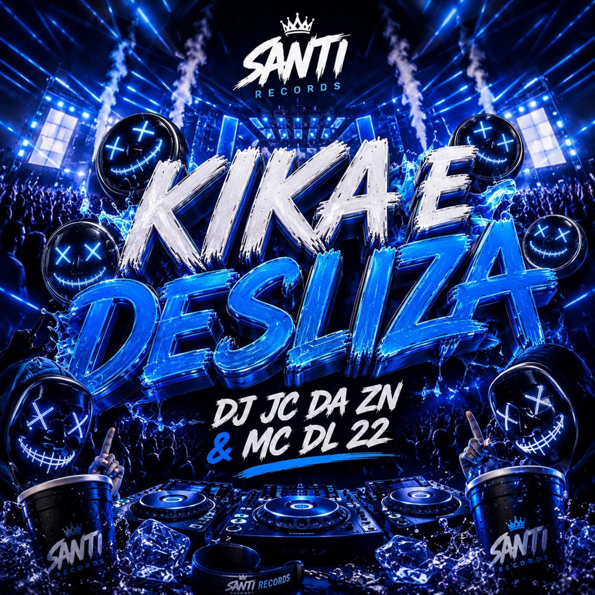 Kika E Desliza - Single by DJ JC DA ZN & MC DL 22 album cover