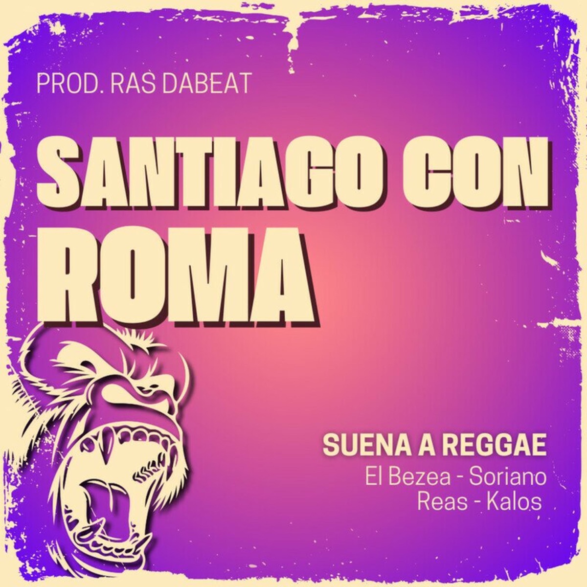 Santiago con Roma (Suena a Reggae), Vol.14 [feat. Ras Dabeat] - Single by Kalos, Soriano, El Bezea & REAS album cover