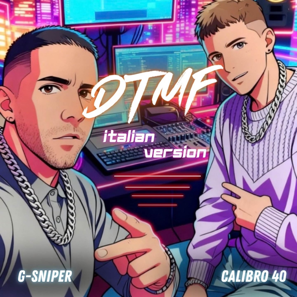 Dtmf Italian Version - Single by Calibro 40 & G-Sniper album cover