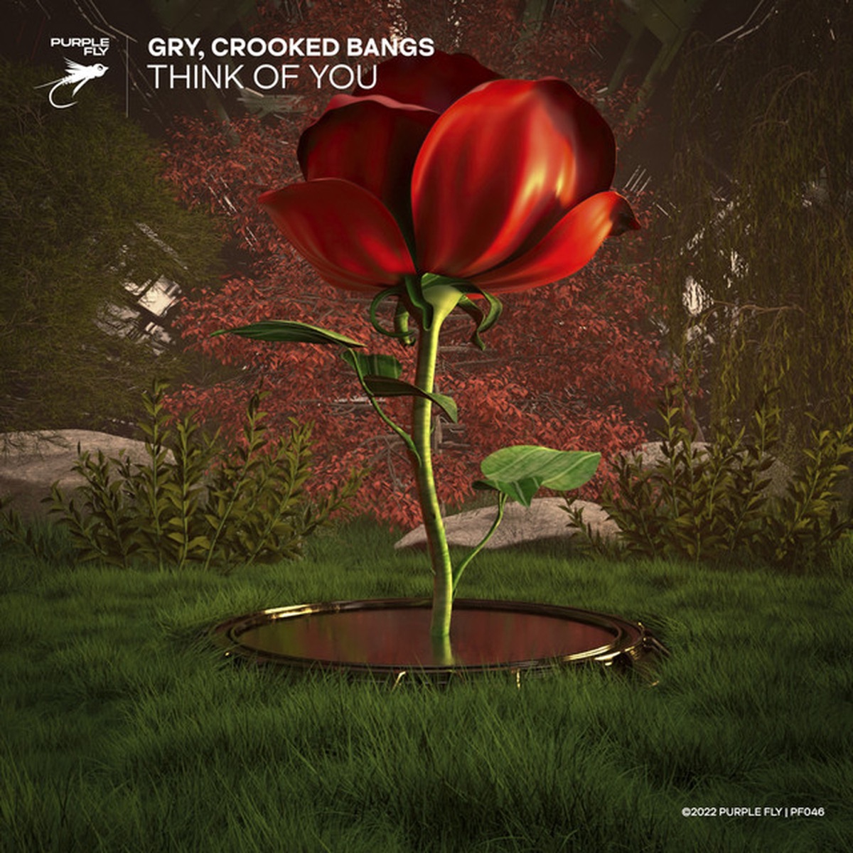 Think of You - Single by GRY & Crooked Bangs album cover