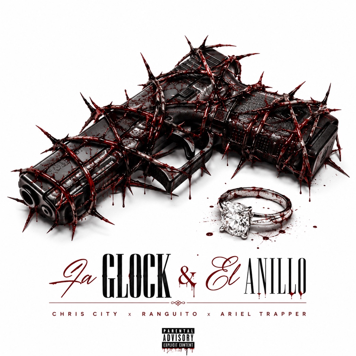 La Glock & El Anillo (feat. Ranguito & Ariel Trapper) - Single by Chris City album cover