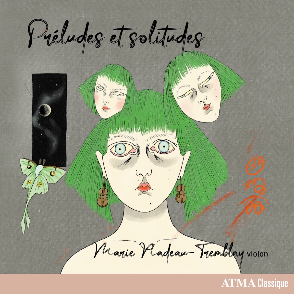 Préludes et solitudes by Marie Nadeau-Tremblay album cover