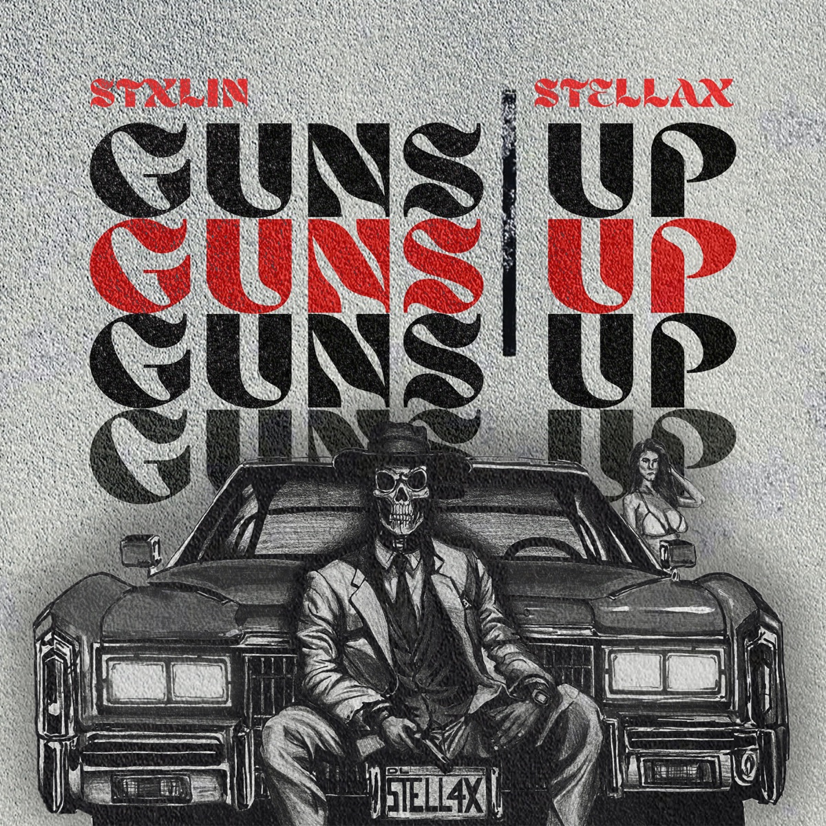 GUNS UP - Single by MC Stellax & Stxlin album cover
