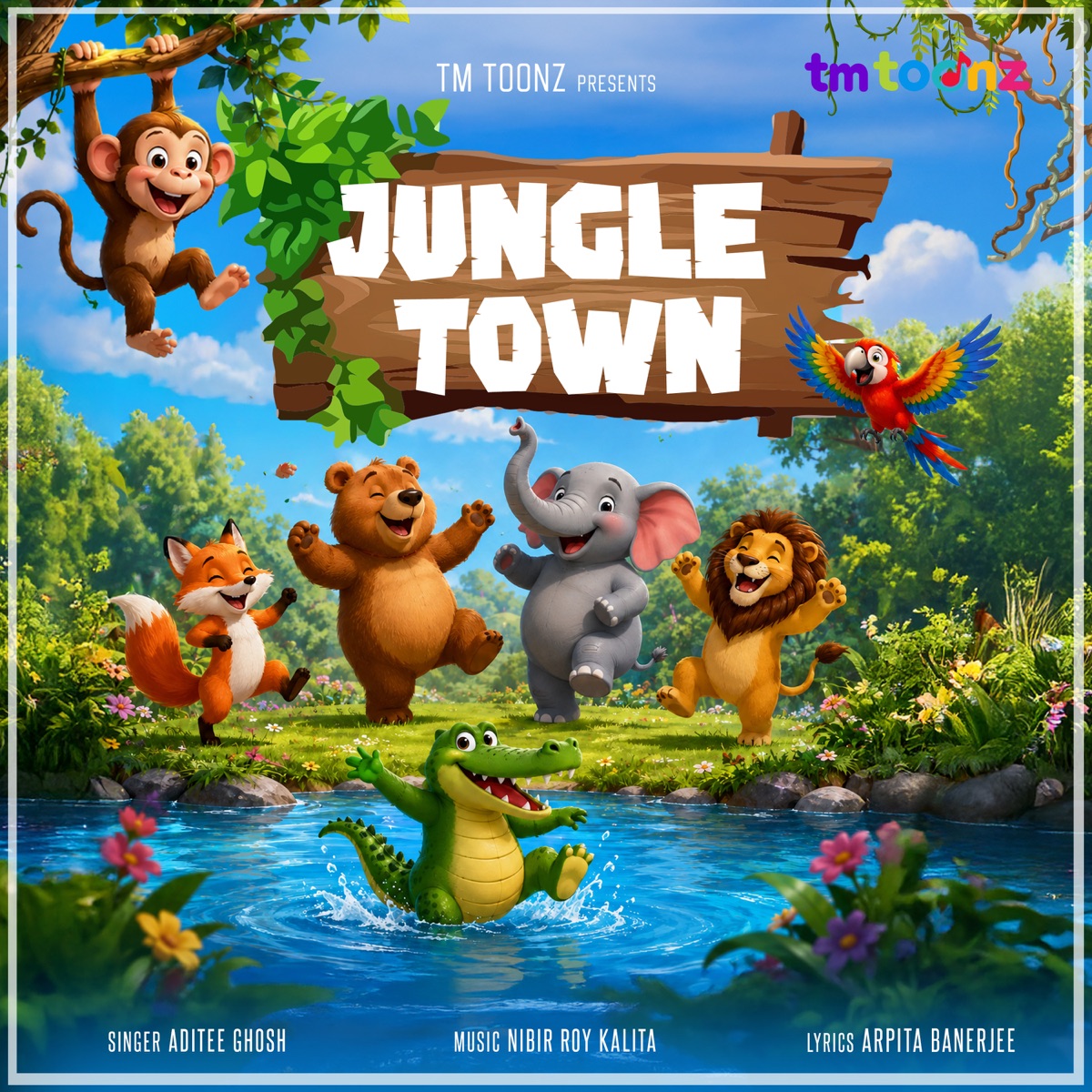 Jungle Town - Single by Aditee Ghosh, Nibir Roy Kalita & Arpita Banerjee album cover