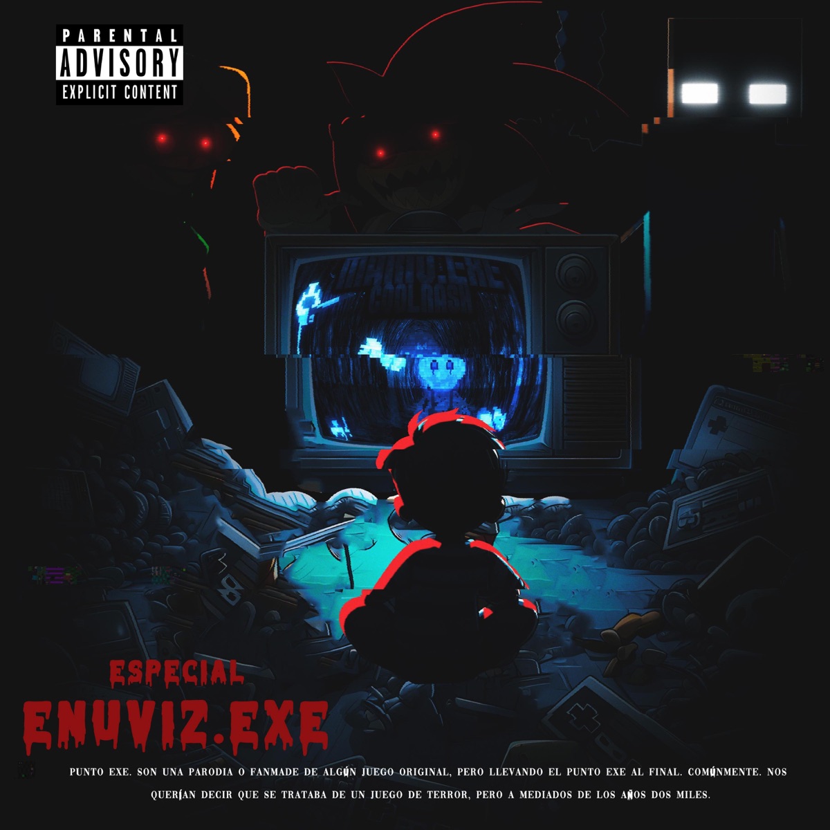 Creepypastas MacroRap 2. Videojuegos/Leyendas (feat. Lucksterr Rap, Jack Stronghold, ZanDeRMusic, CarpalComic3, Nekro Trap, Vaixer, MaferRose, Ashura Rap, Krictum, Japzay, Keyto, Nisshoku & Kapo Rap) - Single by EnuvizMc album cover
