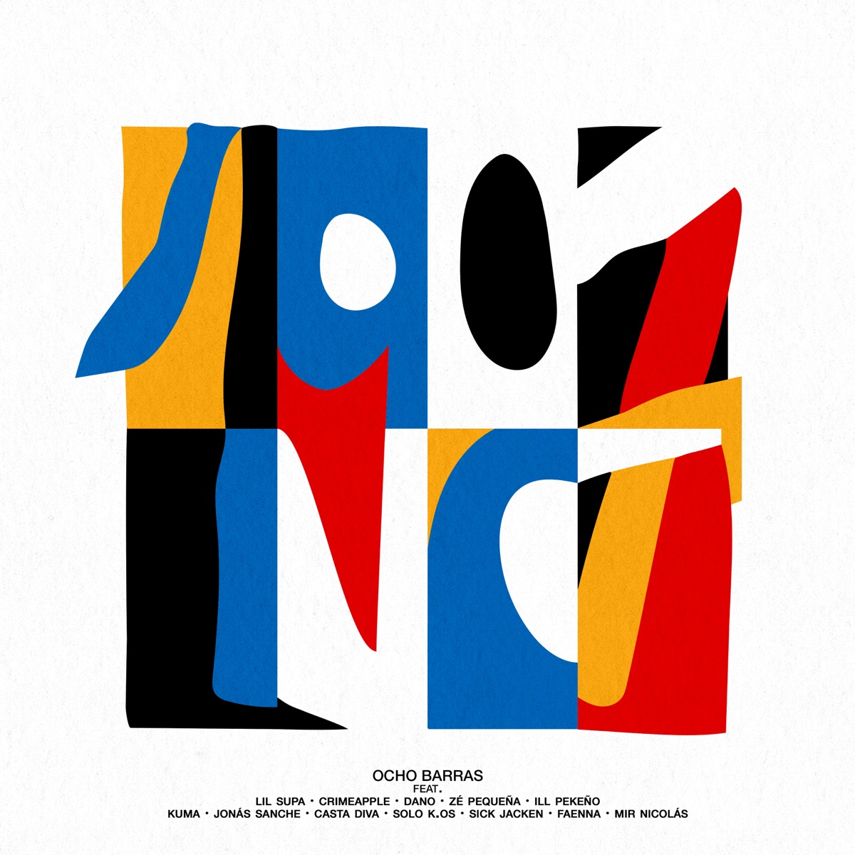 Ocho Barras (feat. CRIMEAPPLE, Mir Nicolas, Dano, Jonas Sanche, Lil Supa, Zé Pequeña, Kuma Ziontifik, Faenna, Casta Diva, Solo K.OS & Sick Jacken) - Single by 1987, Dj Swet & Hoss album cover