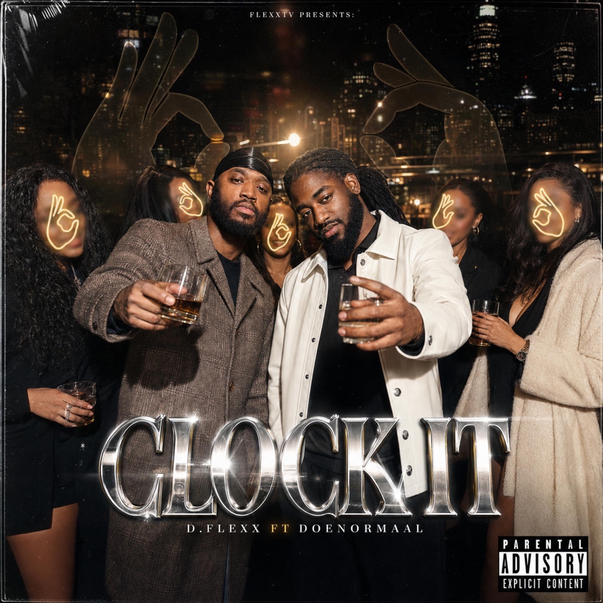 CLOCK IT (feat. Doenormaal) - Single by D.Flexx album cover