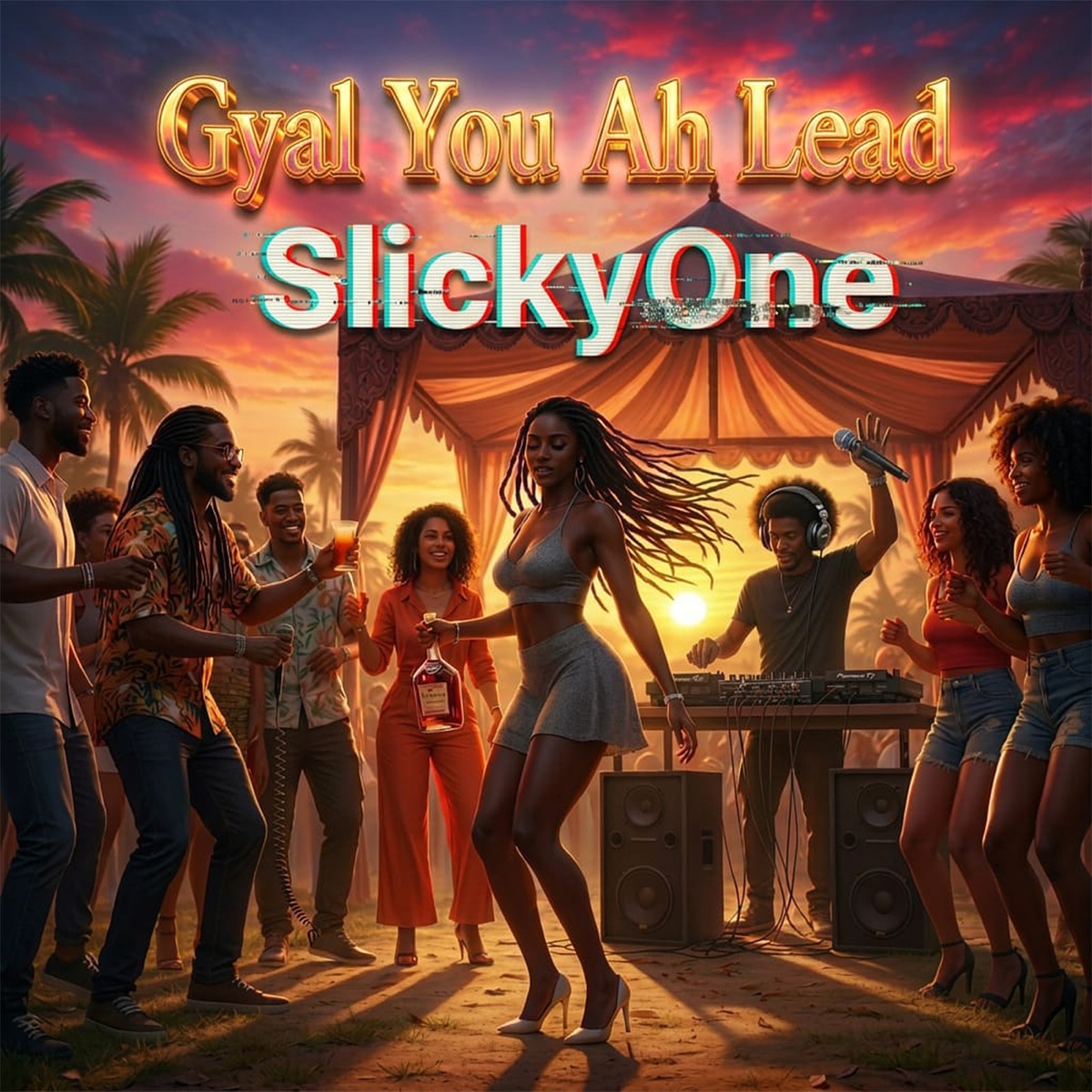 Gyal You Ah Lead - Single by Slickyone album cover