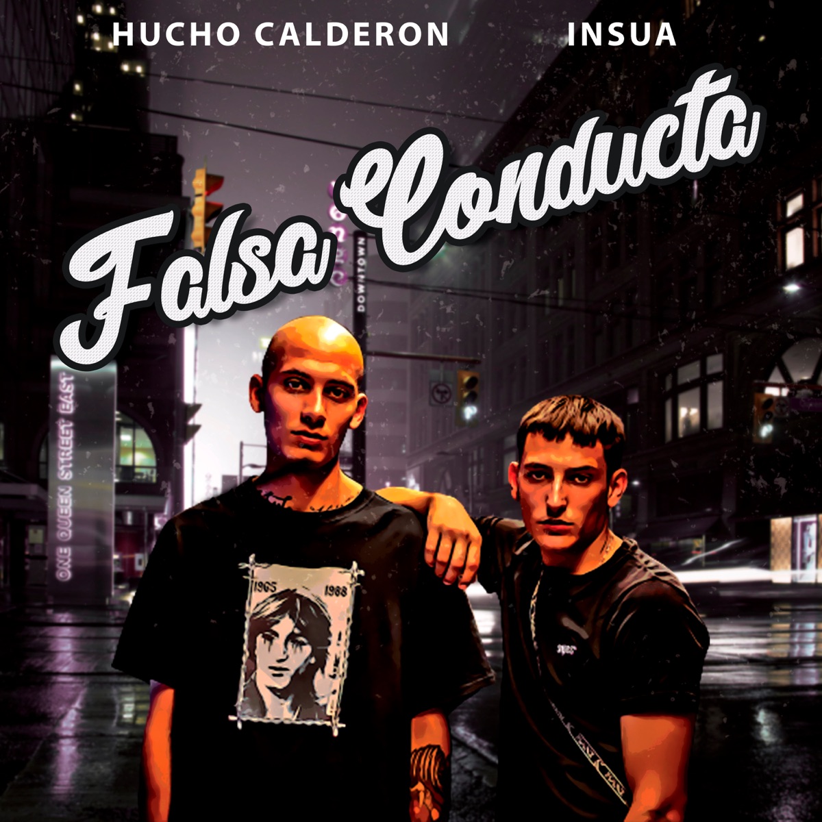 Falsa Conducta - Single by Hucho Calderon & Insua album cover