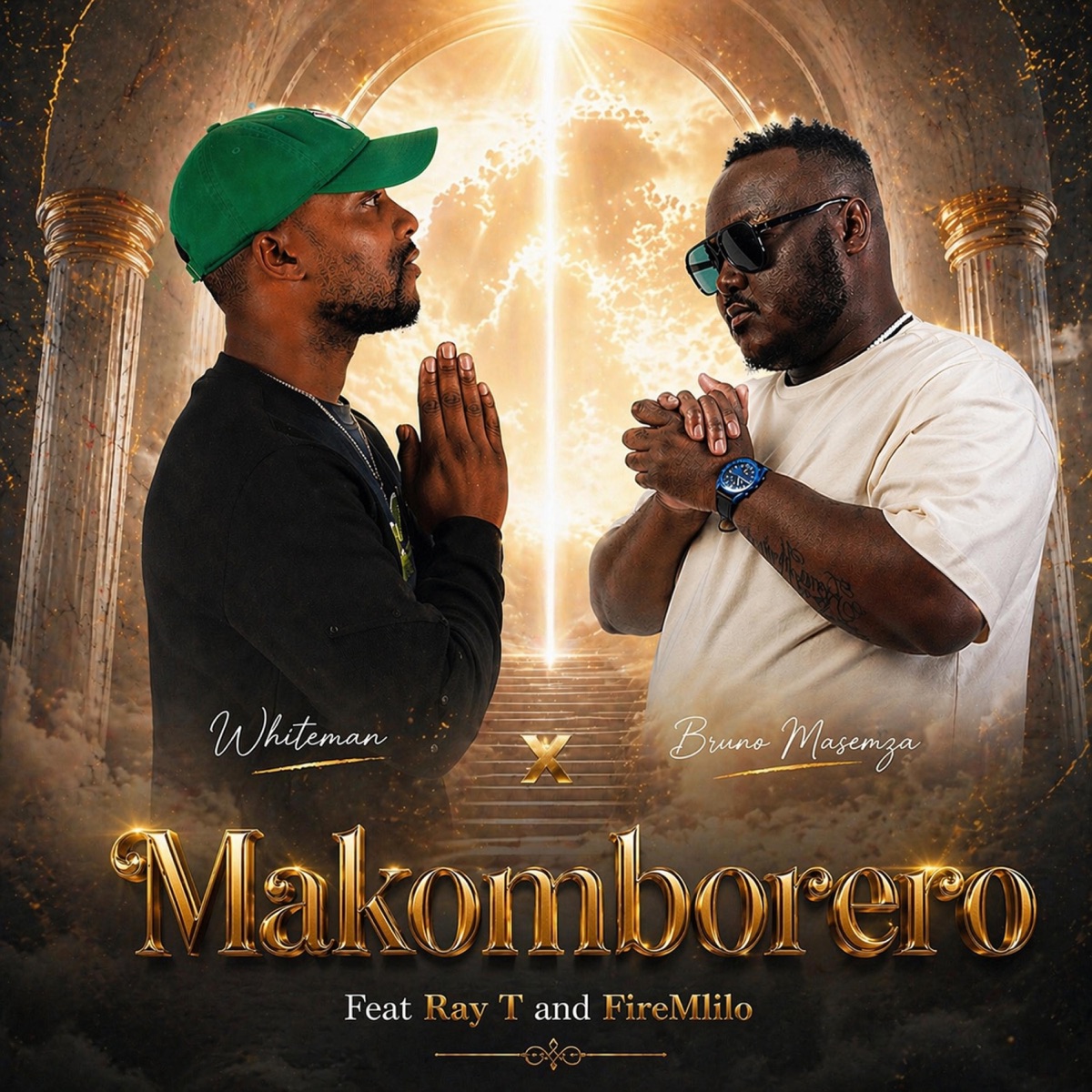 Makomborero (feat. Ray T & FireMlilo) - Single by Bruno Masemza & Whiteman album cover