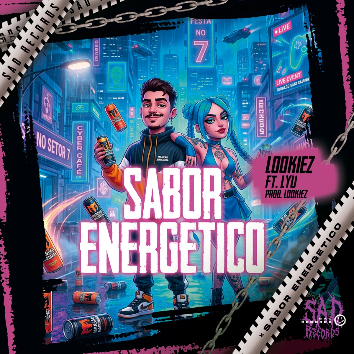 Saboor Energético (feat. Lyu) - Single by Lookiez album cover