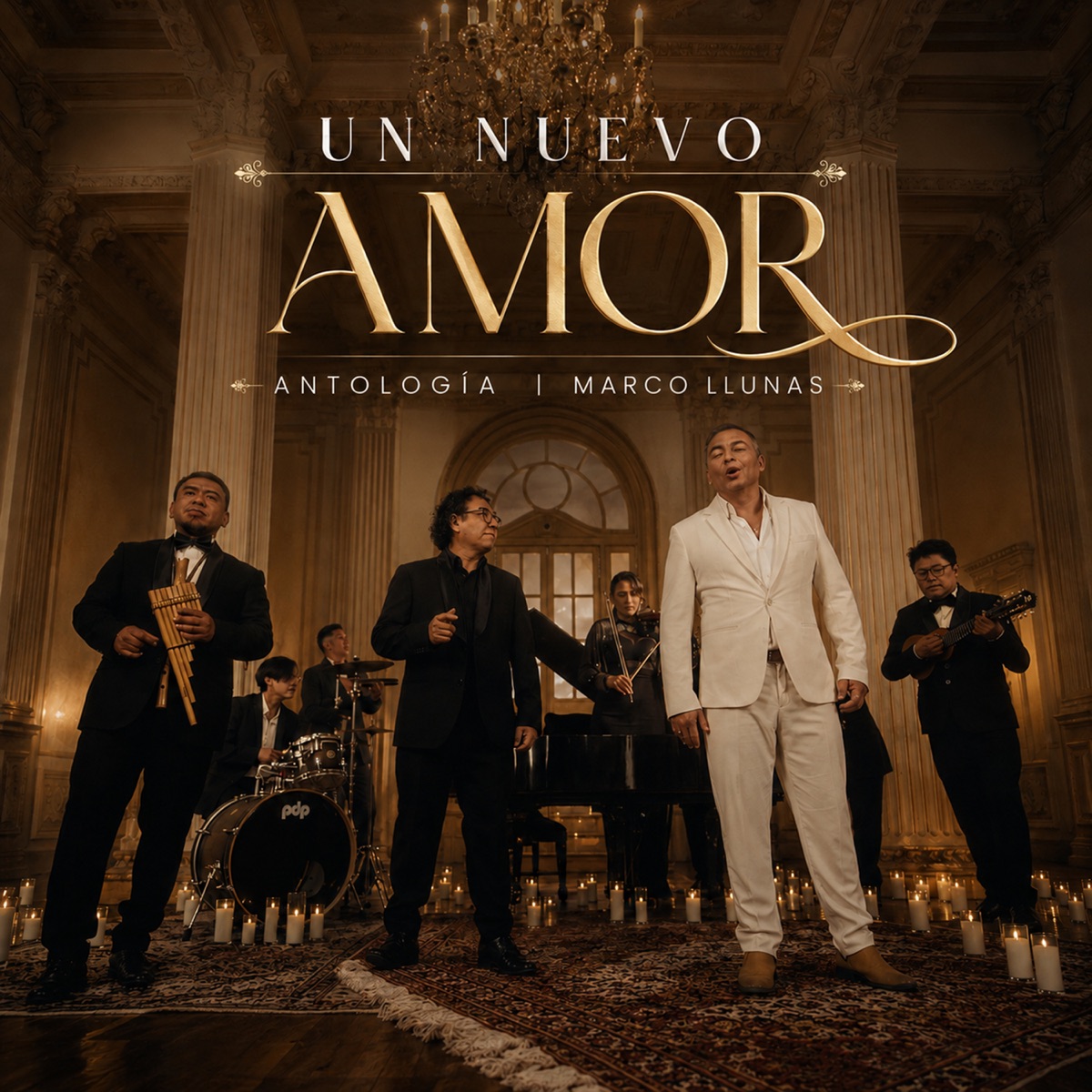 Un Nuevo Amor - Single by Antologia & Marcos Llunas album cover