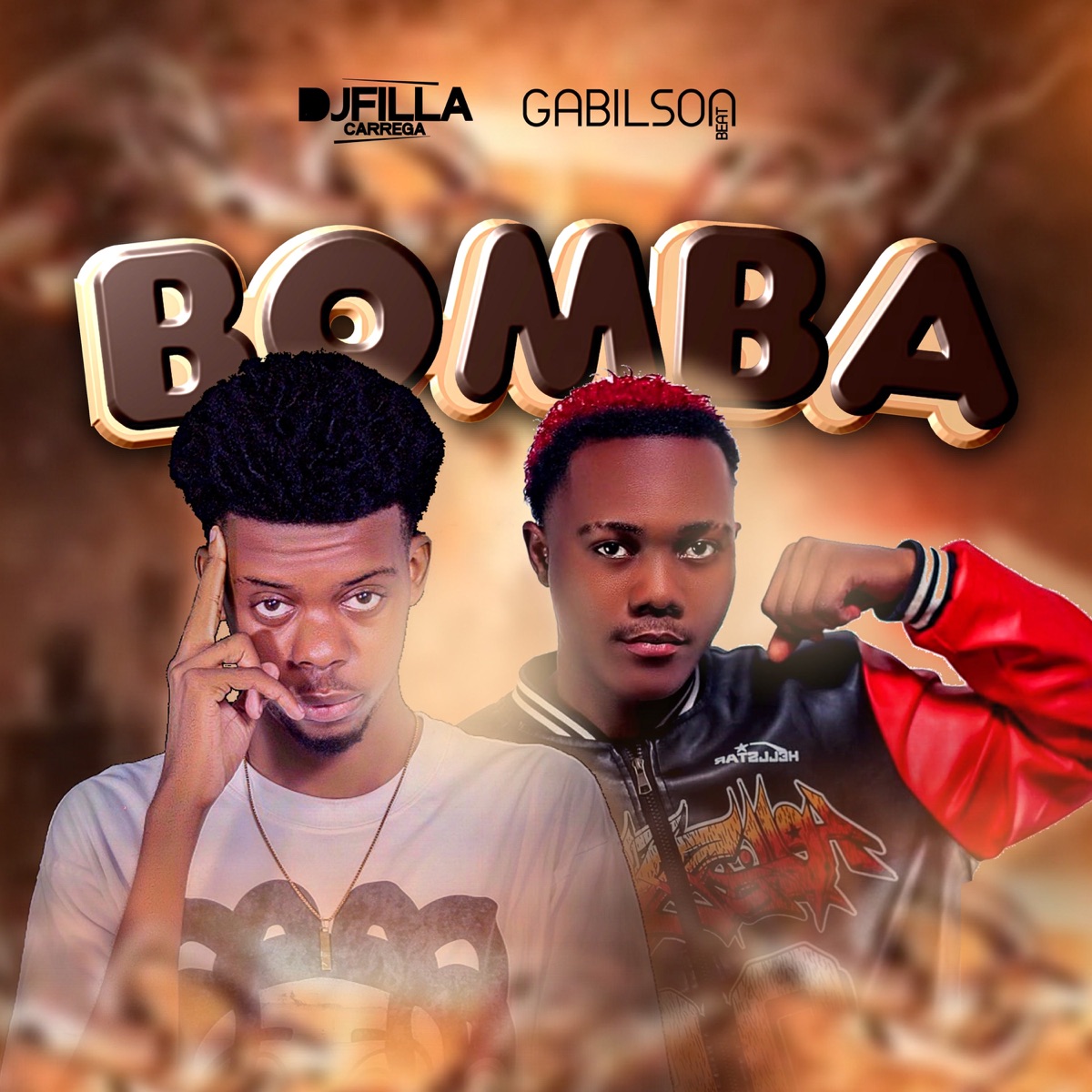 BOMBA - Single by DJ Filla Carrega & Gabilson beat album cover