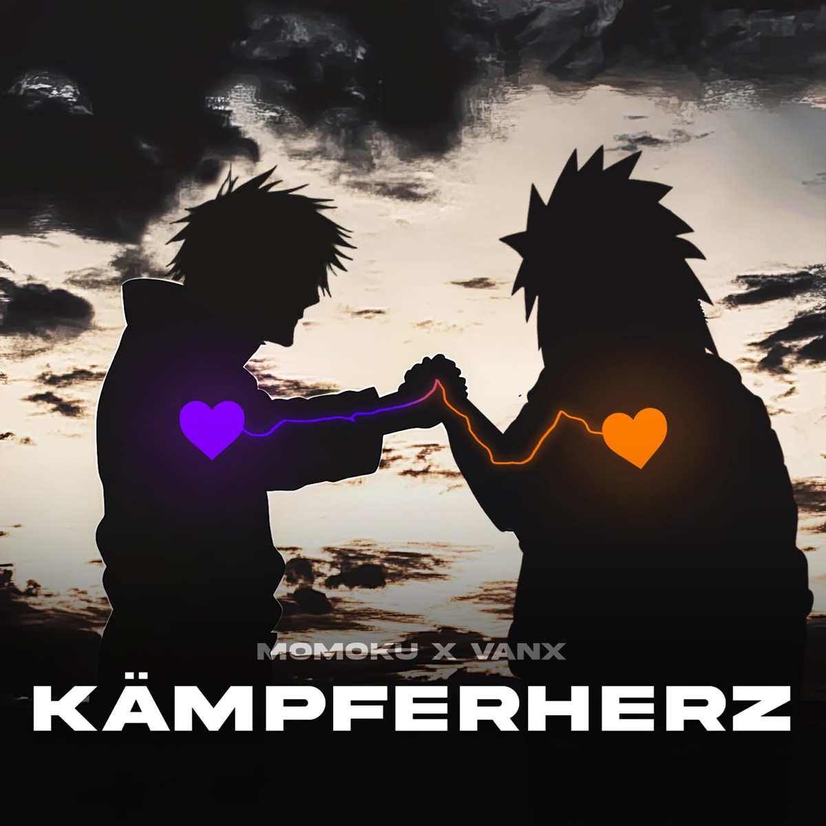 Kämpferherz (Anime Song) - Single by Momoku & Vanx album cover