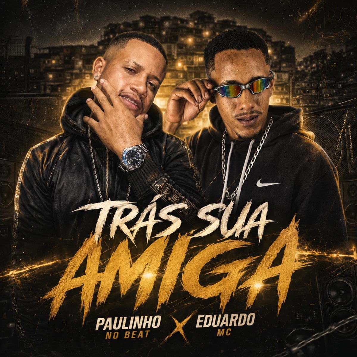 Trás Tua Amiga - Single by Eduardo mc album cover