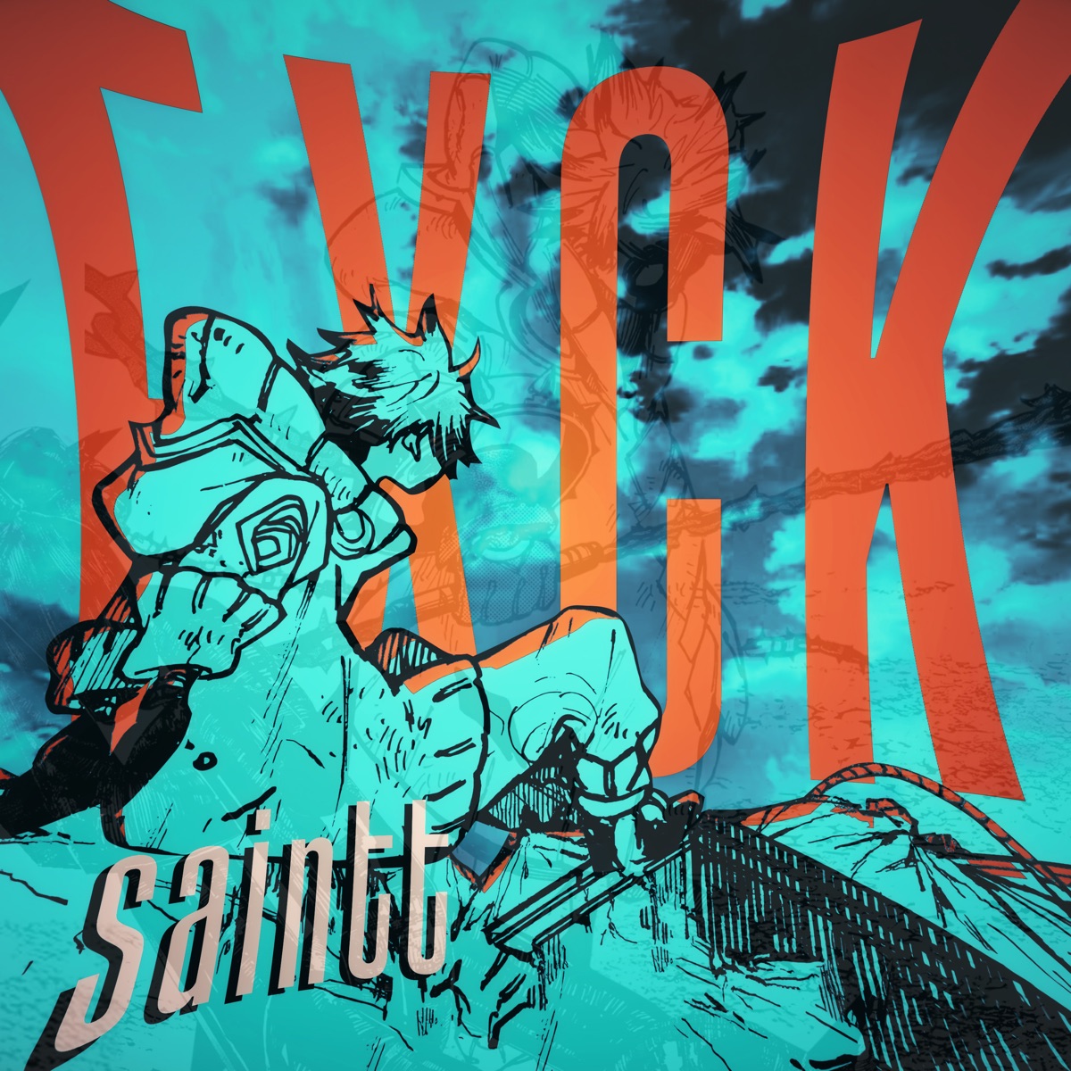Fxck - Single by oSaintt album cover