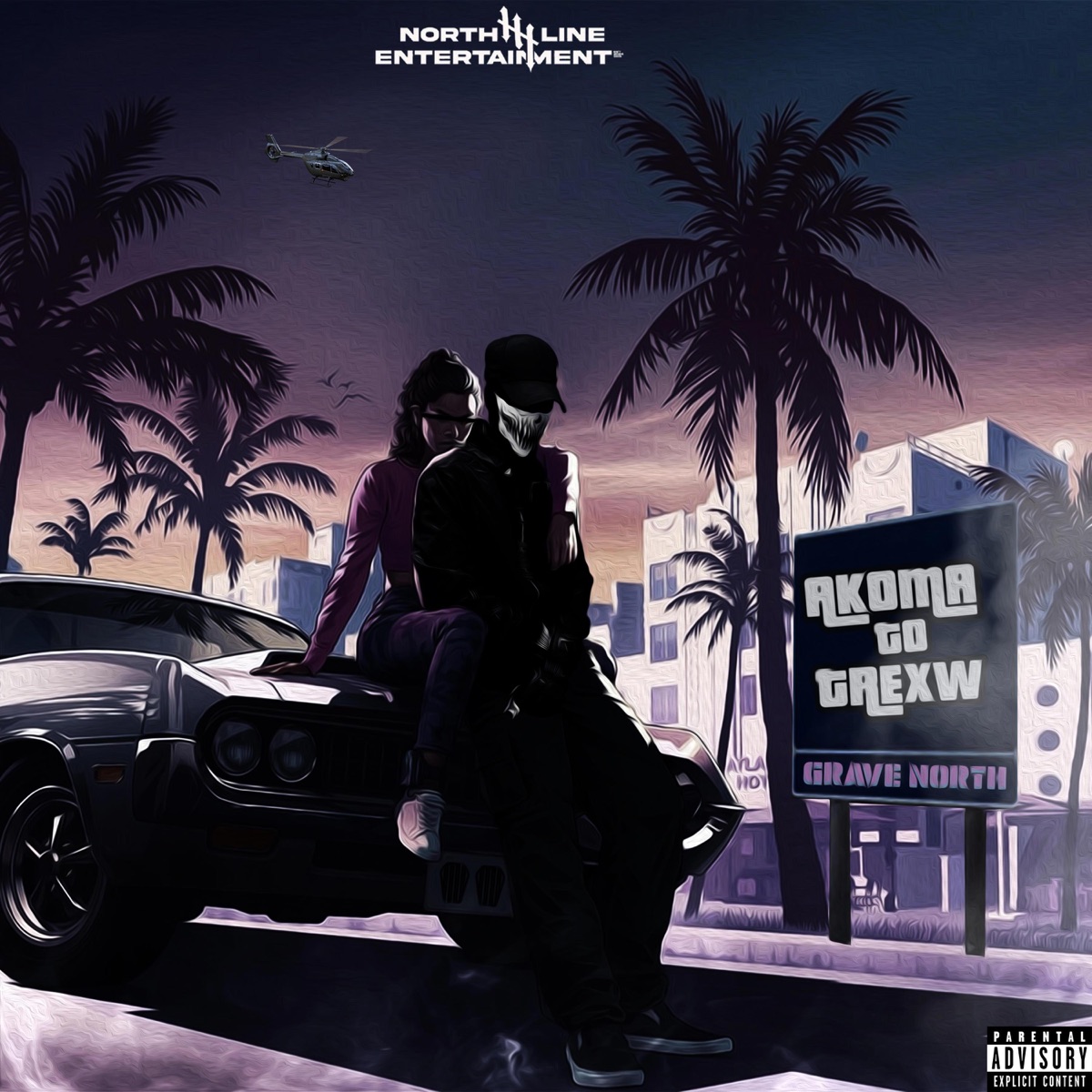 AKOMA TO TREXW - Single by Grave_North & Mi368 album cover