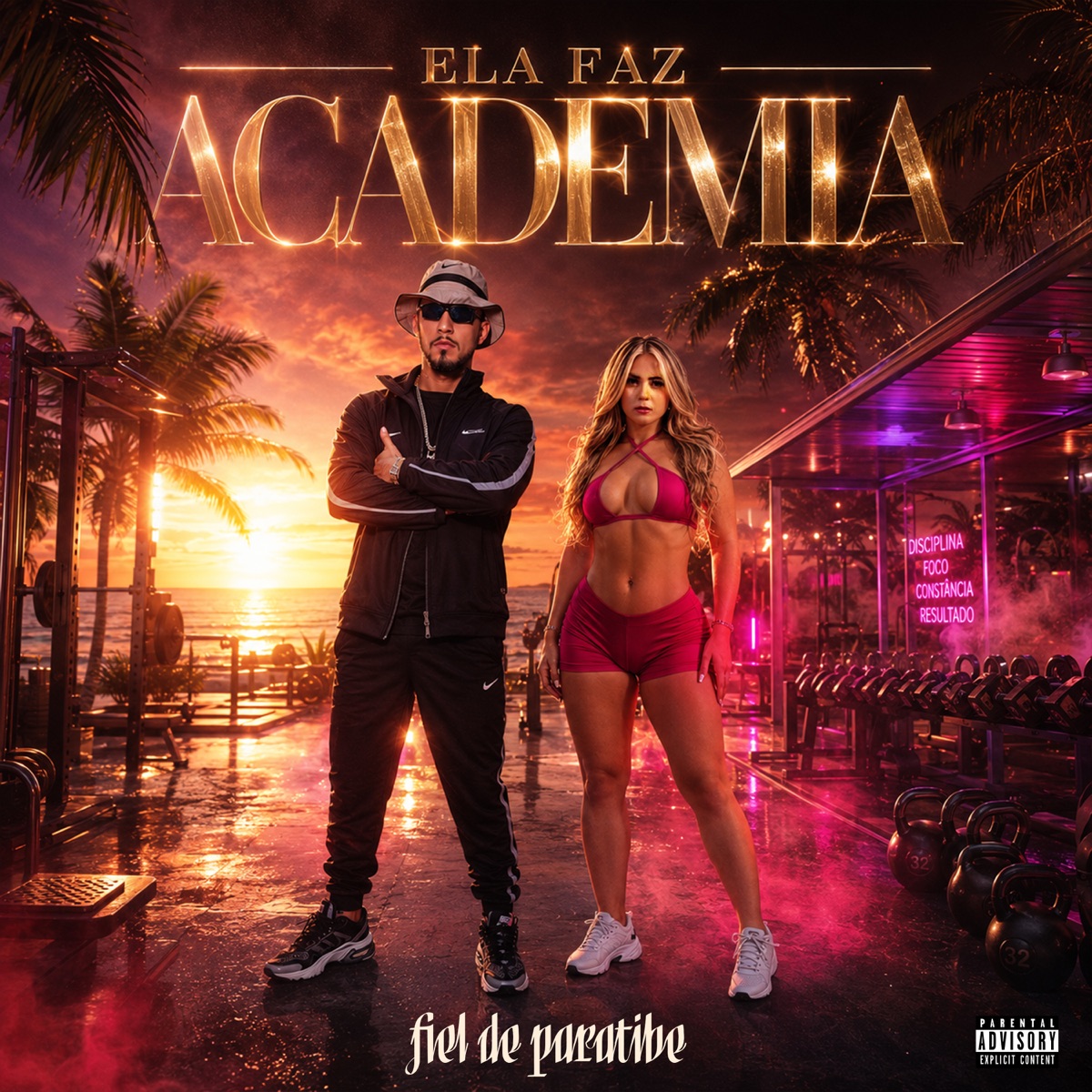 Ela Faz Academia - Single by Fiel de Paratibe album cover