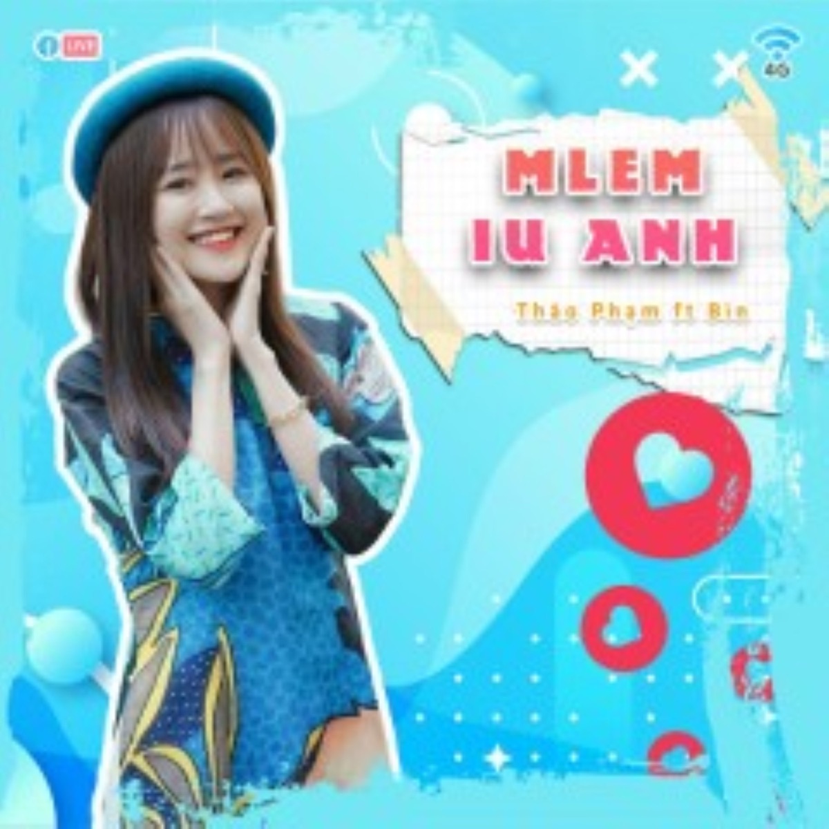 Mlem Iu Anh - Single by BÌN & Thảo Phạm album cover