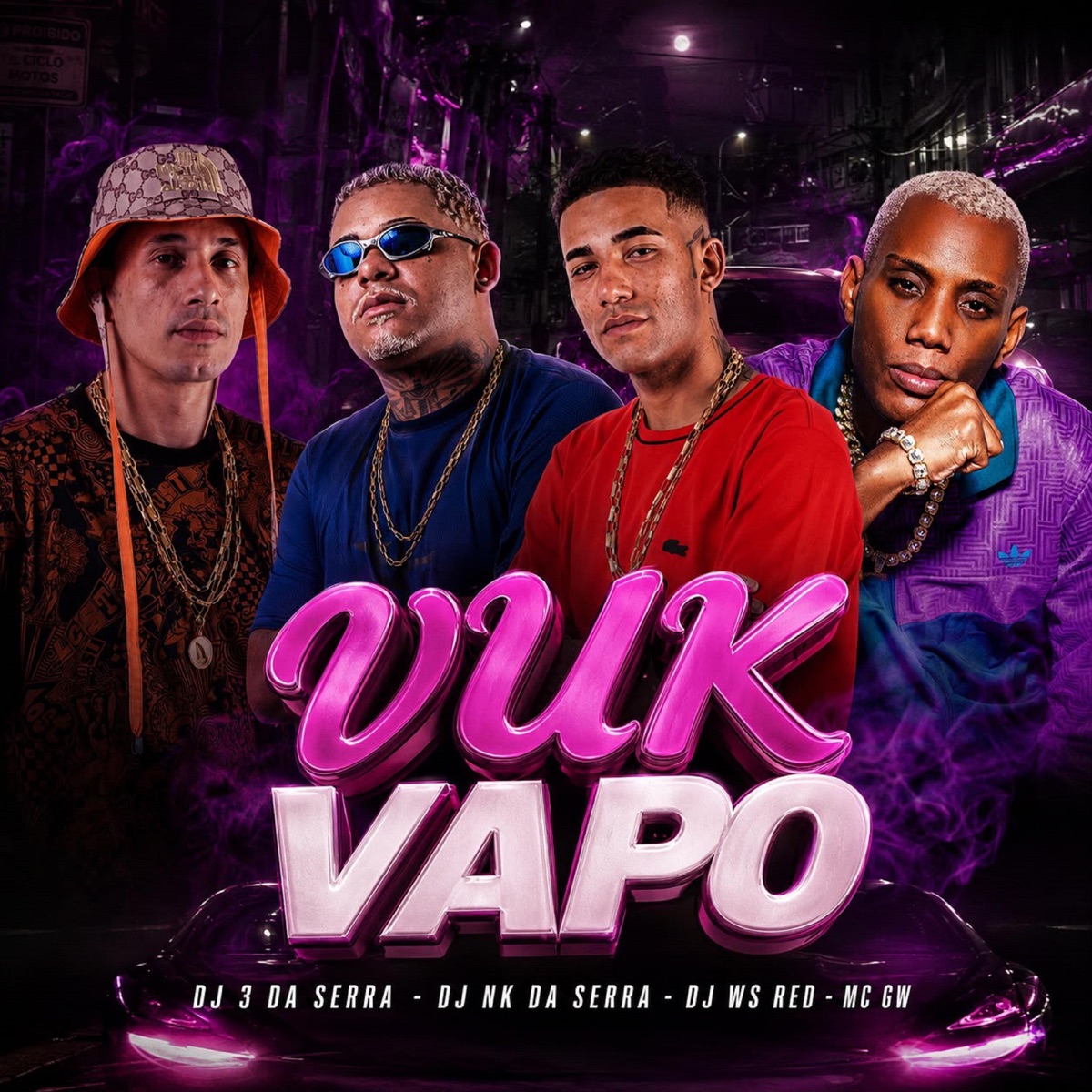 VUK VAPO - Single by DJ A3 DA SERRA, Dj Ws Red & Dj Nk Da Serra album cover