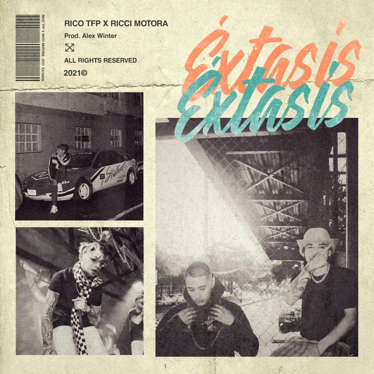 Éxtasis (feat. Ricci Motora) - Single by Rico TFP album cover