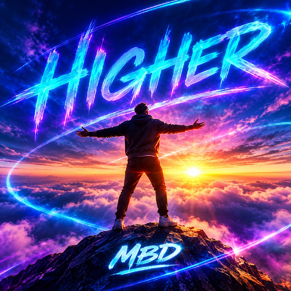 Higher - Single by MBD album cover