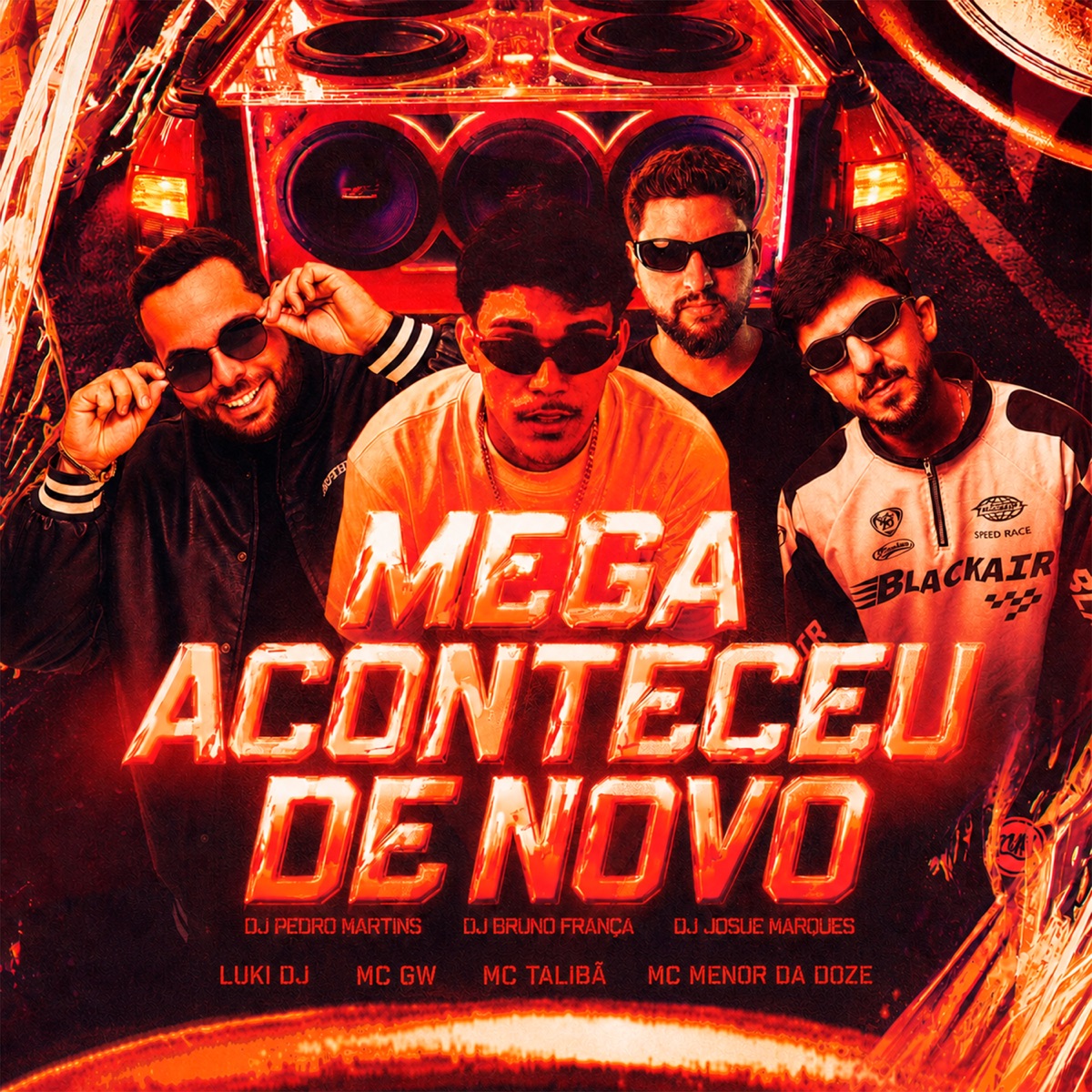 Mega Aconteceu de Novo (feat. Mc Gw) - Single by Luki DJ, DJ PEDRO MARTINS, DJ BRUNO FRANÇA & DJ JOSUE MARQUES album cover