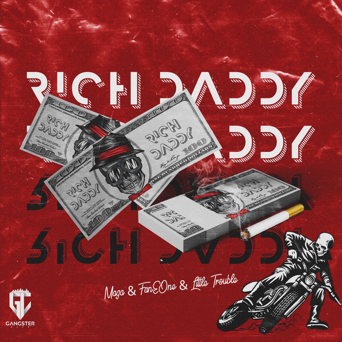 Rich Daddy - Single by Maga, FanEOne & Little Trouble album cover