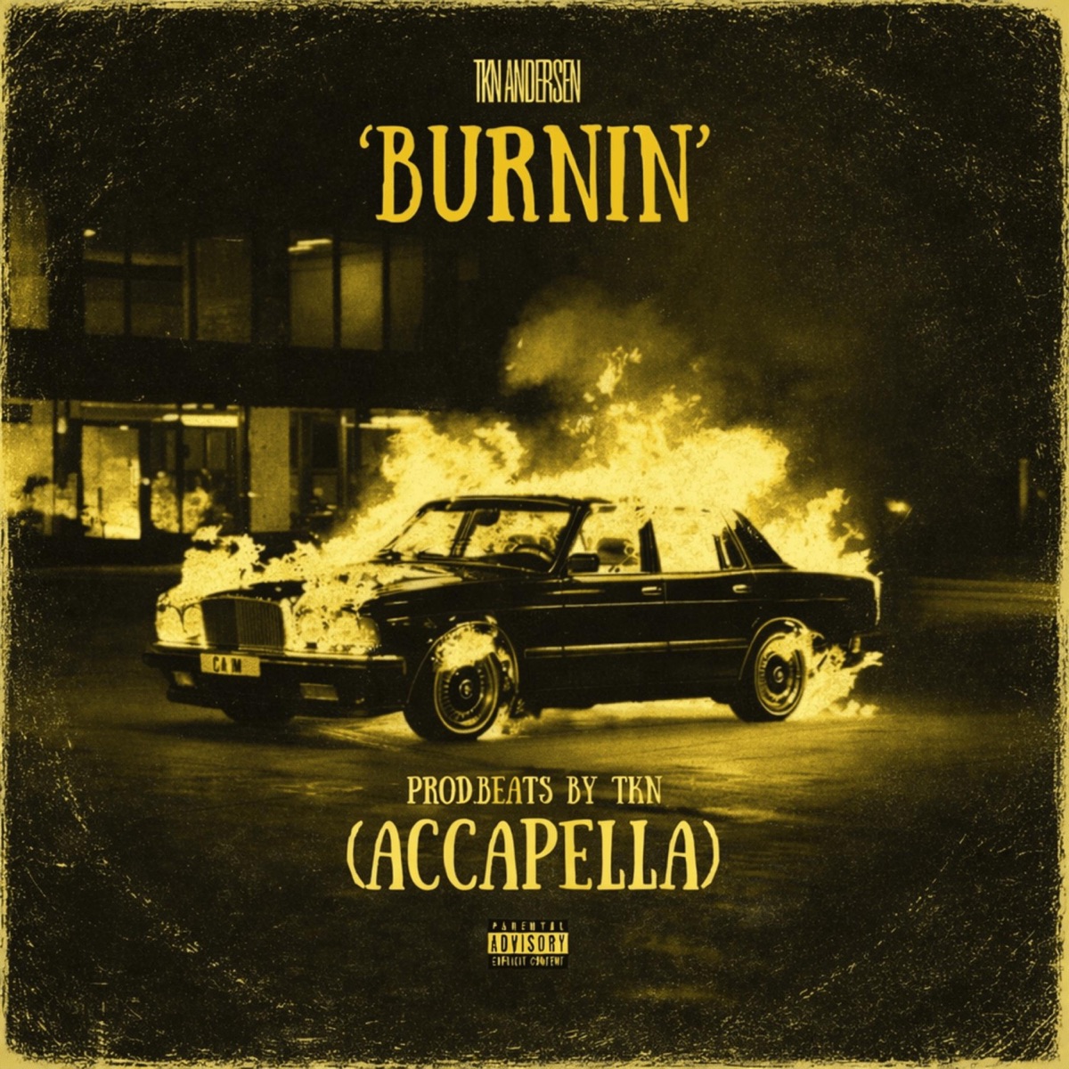 burnin (accapella) - Single by Tkn Andersen album cover