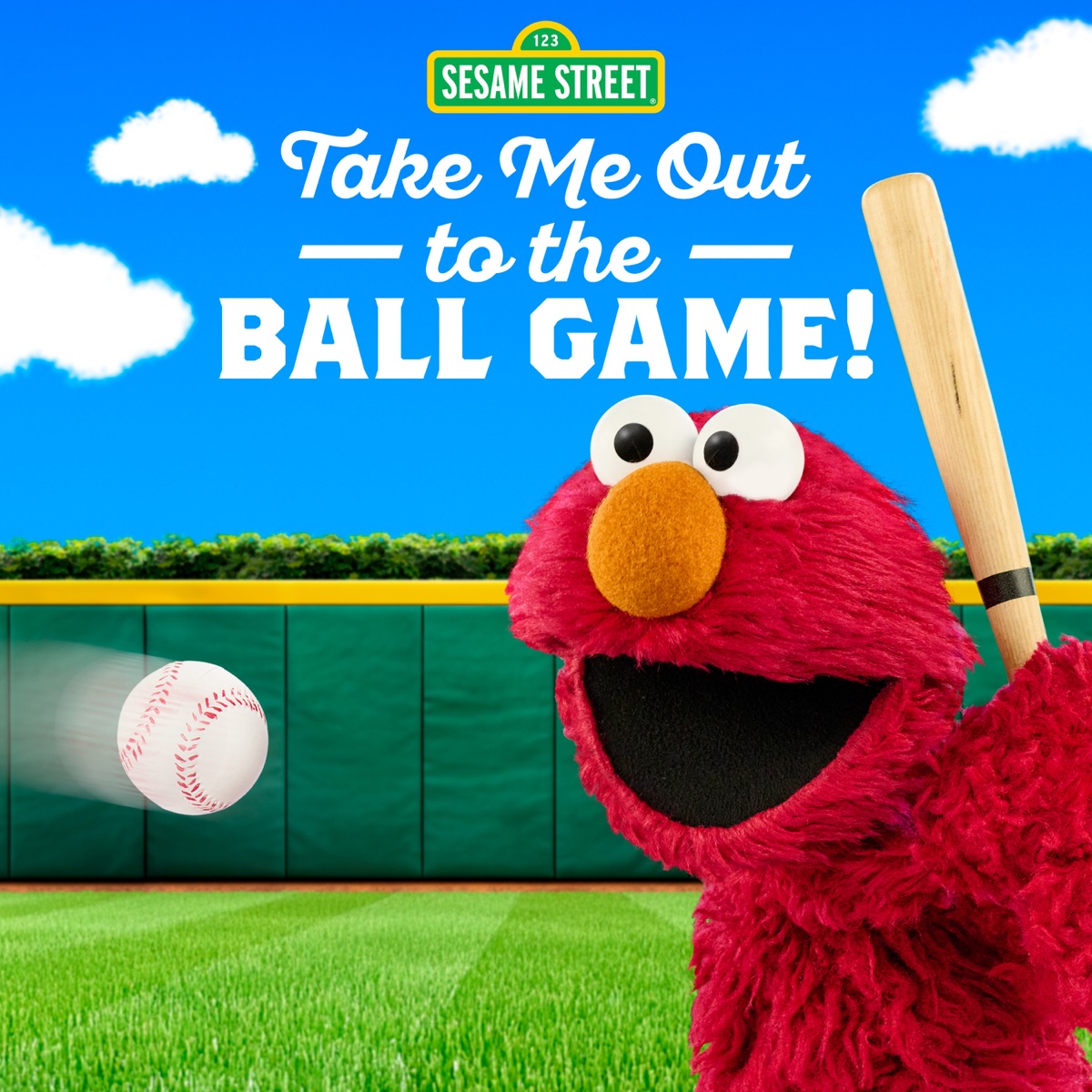 Take Me Out to the Ball Game! - Single by Elmo, Sesame Street, Cookie Monster & Abby Cadabby album cover
