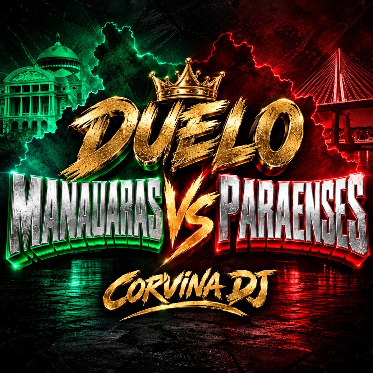 Duelo Manauaras Vs Paraenses - Single by Corvina Dj album cover