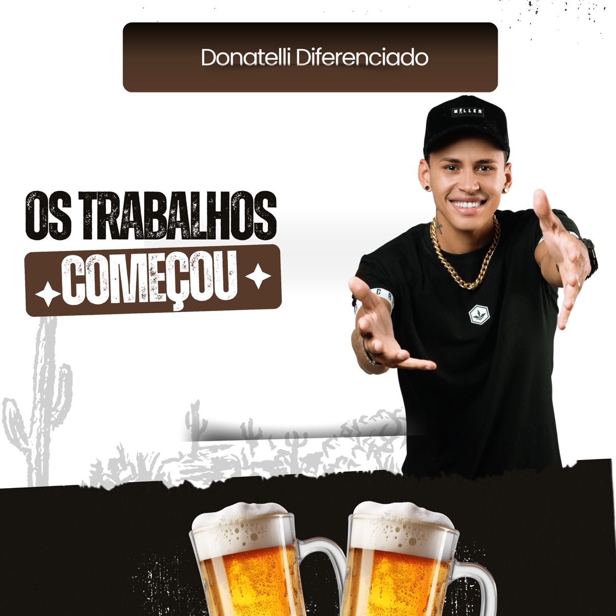 Os Trabalhos Começou - Single by Donatelli Diferenciado album cover