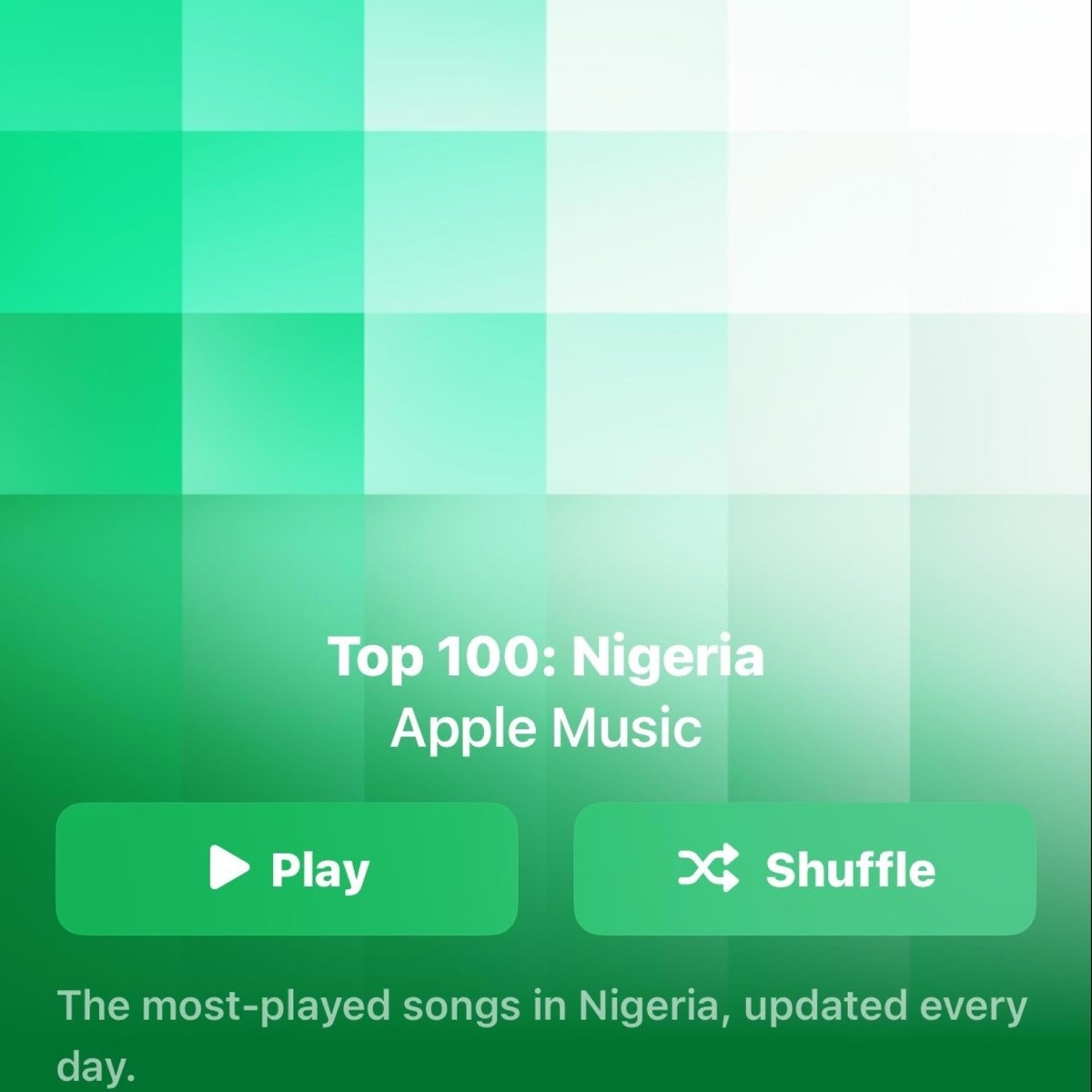 Top 100 Nigeria - Single by Jovi Cas album cover