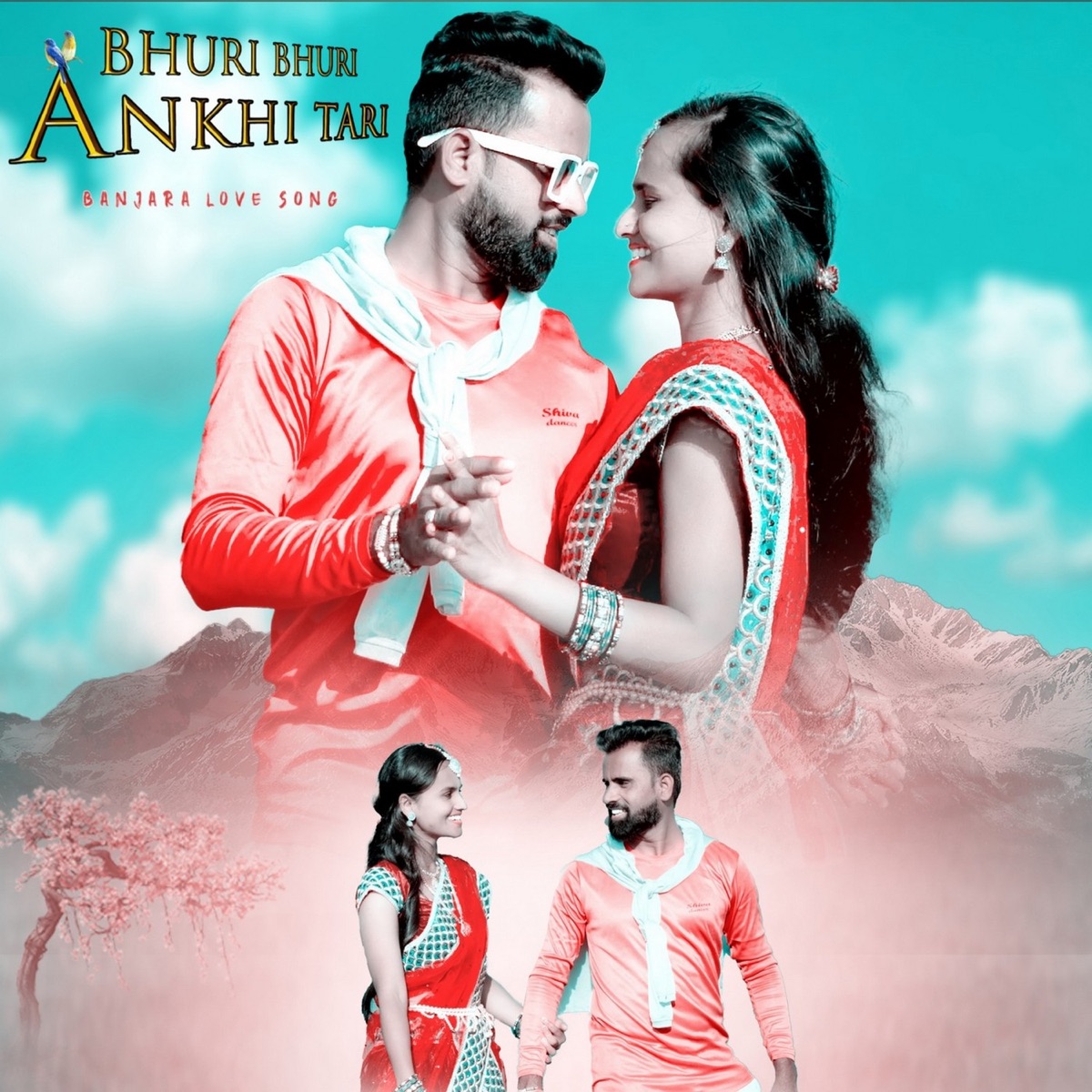 Bhuri Bhuri Ankhi Tari (feat. Shiva Dancer & Vandana Rathod) - Single by Satish Ade & Komal album cover