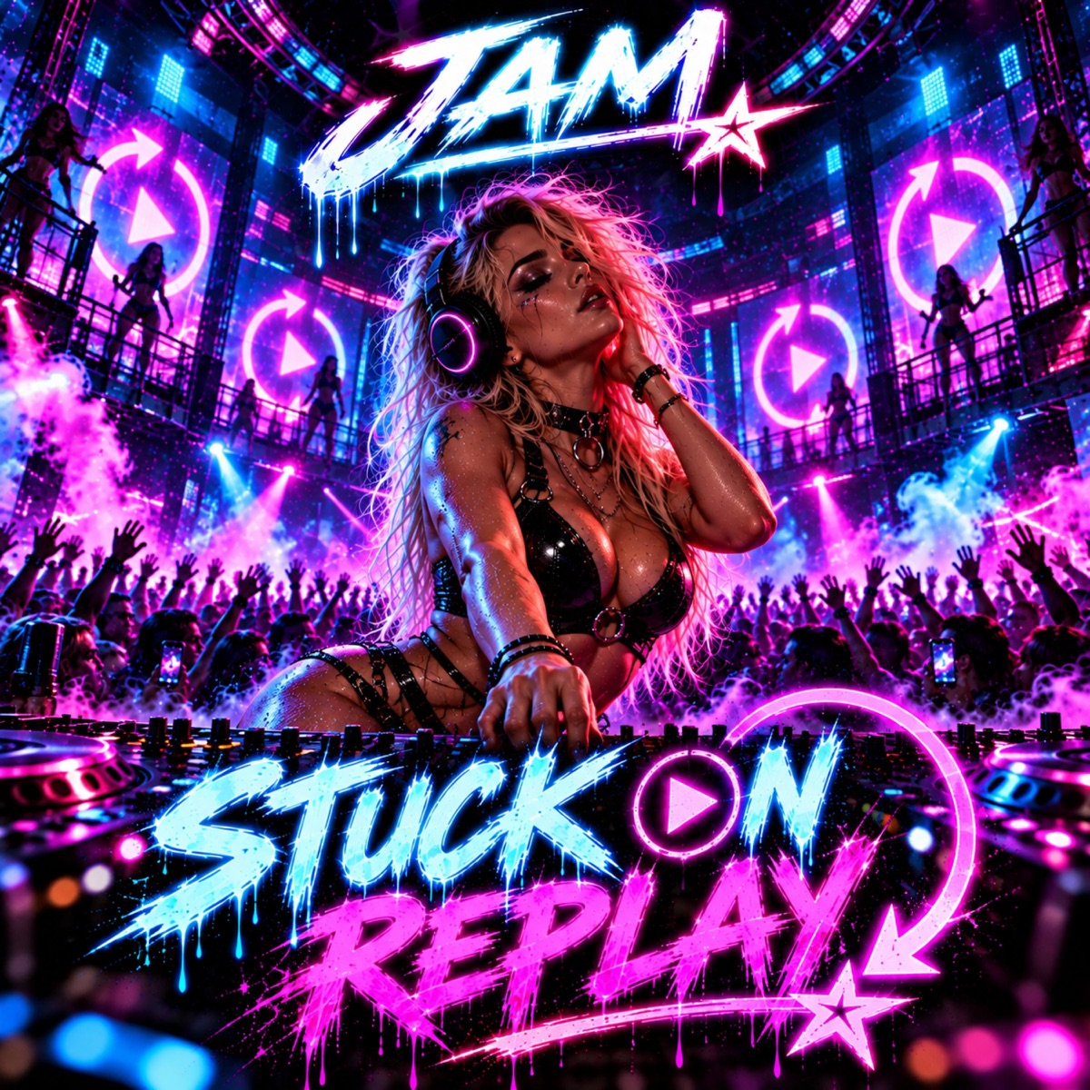 Stuck On Replay - Single by Jam album cover