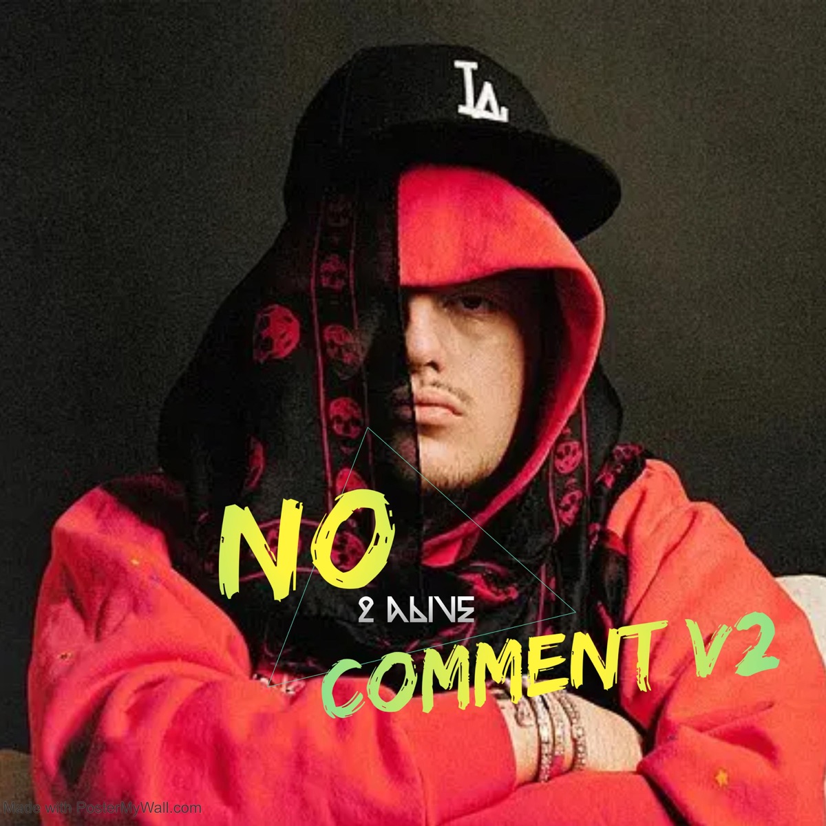 No Comment V2 - Single by dyingoutlay, lmaopay & blxcktai album cover