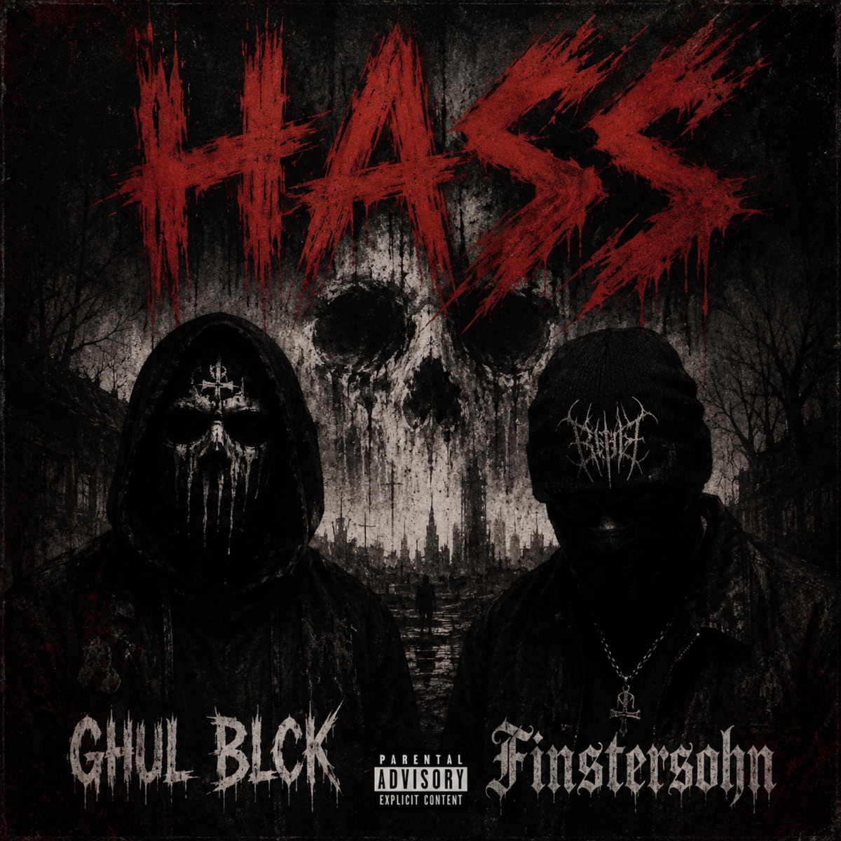 HASS - Single by GHUL BLCK & Finstersohn album cover