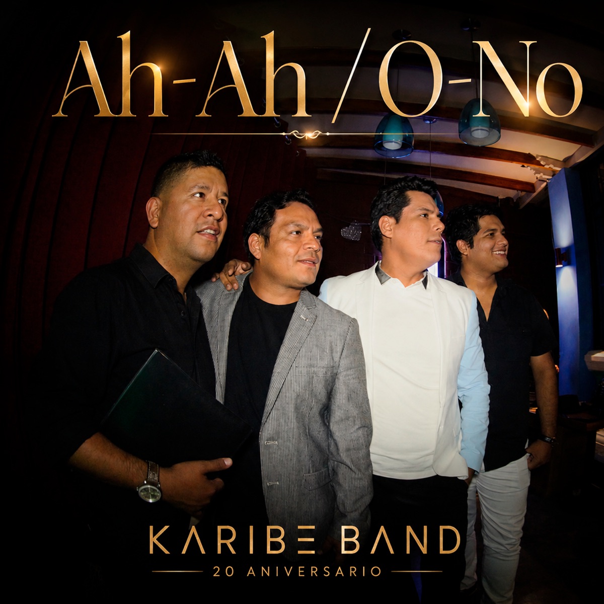 Ah-Ah / O-No (20 Aniversario) [feat. Cesar Mancilla] - Single by Karibe Band album cover