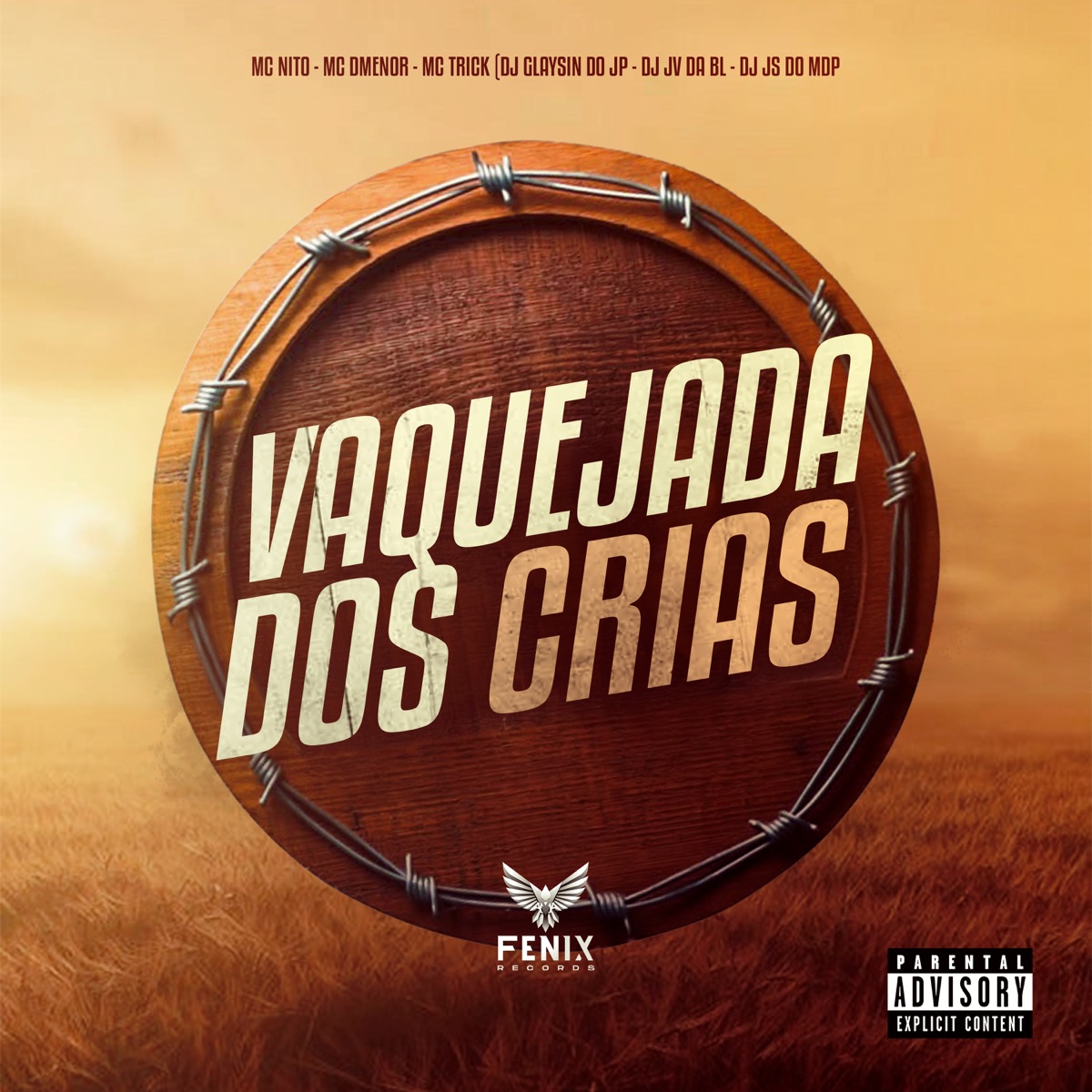 Vaquejada dos Crias - Single by DJ JS DO MDP, DJ GLAYSIN JP, MC Dmenor, Mc Trick, DJ JV DA BL & Mc Nito album cover