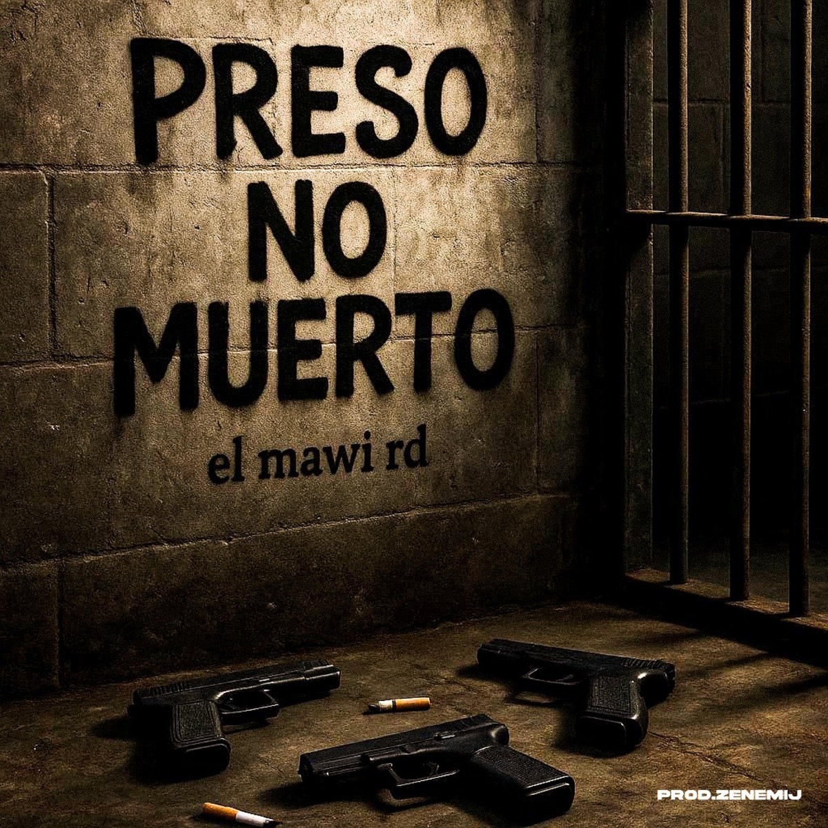 Preso no muerto - Single by el mawi rd album cover