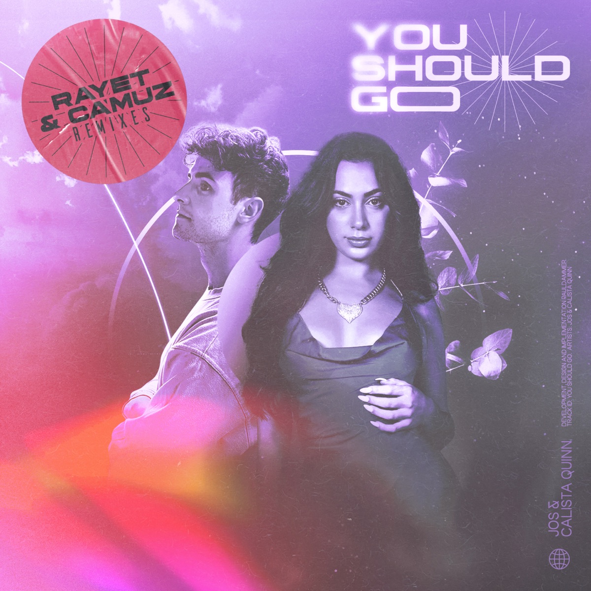 You Should Go (Remixes) - Single by JOS & Calista Quinn album cover