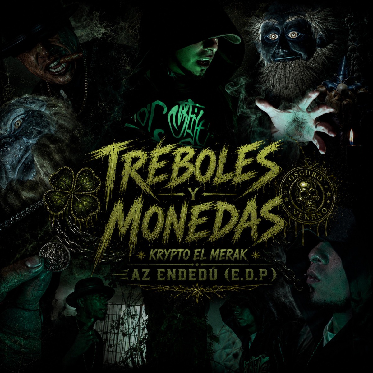 Treboles Y Monedas (feat. Az Endedu & Engendros Del Pantano) - Single by Krypto El Merak album cover