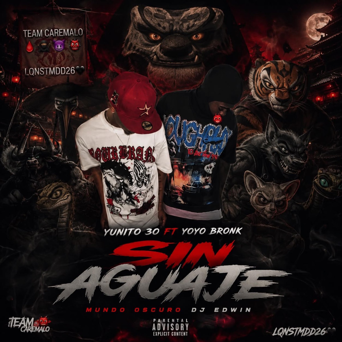 SIN AGUAJE (feat. YUNITO 30 & YOYO BRONX) - Single by Team Caremalo album cover