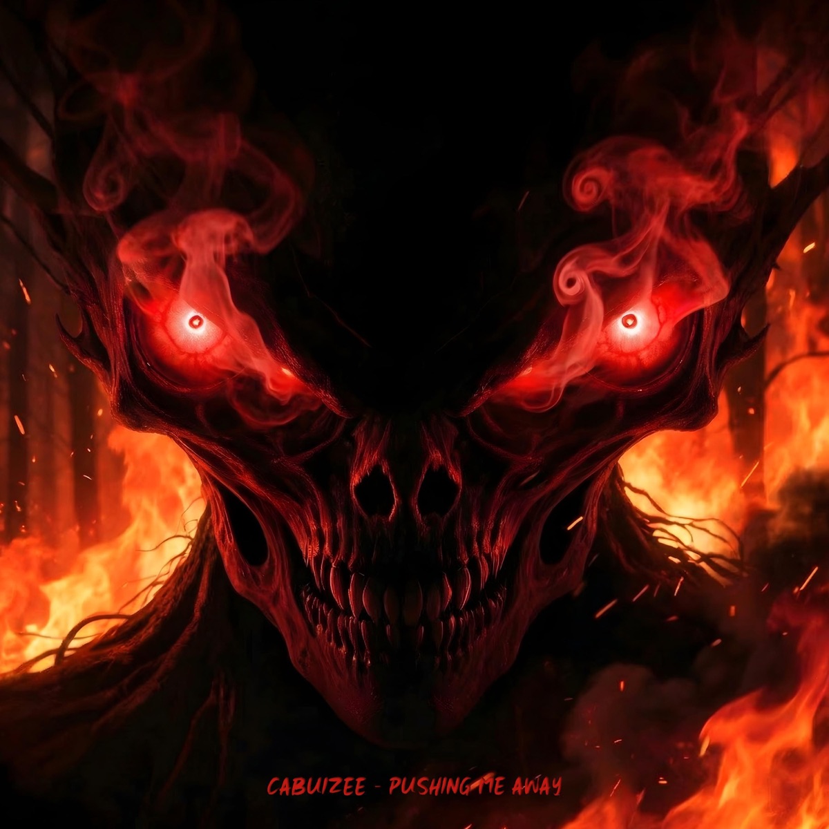 Pushing Me Away - Single by Cabuizee album cover