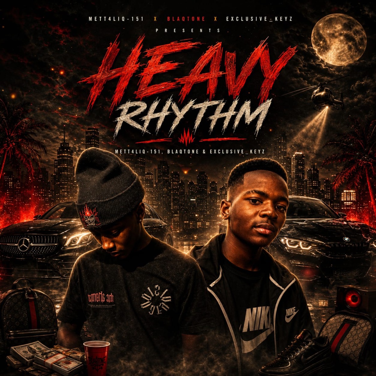 Heavy Rhythm - Single by METT4LIQ-151, Blaqtone & Exclusive_keyz album cover