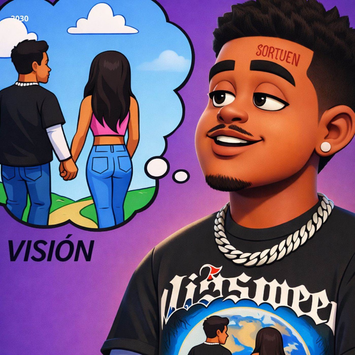 Vision (feat. Tkyoo) - Single by SORUVEN album cover