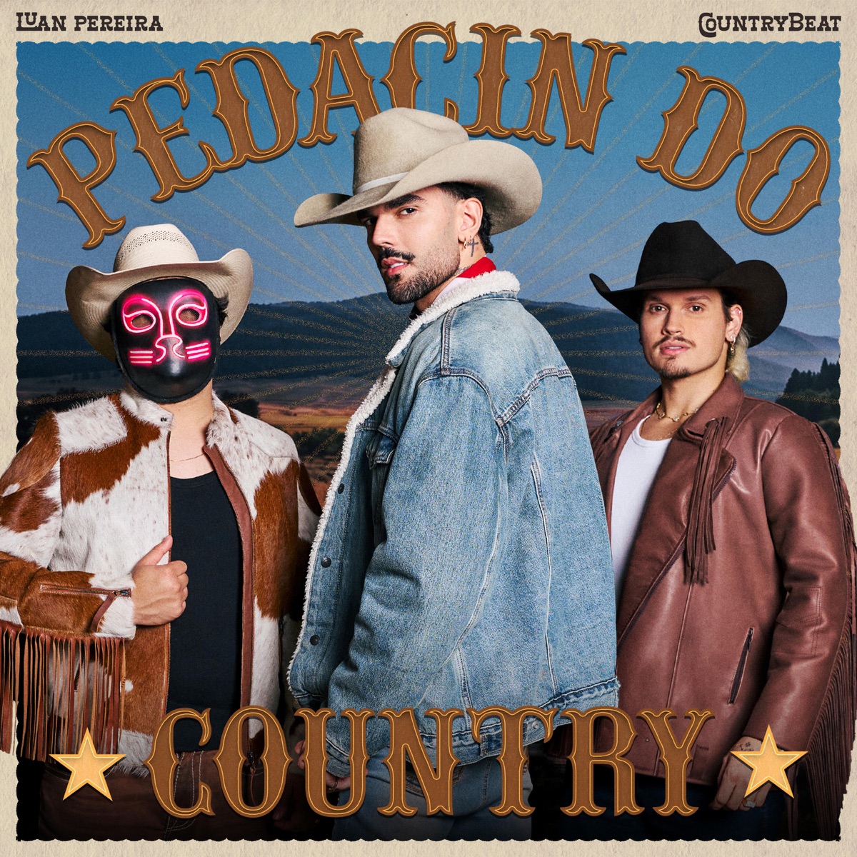 PEDACIN DO COUNTRY - Single by Luan Pereira & CountryBeat album cover