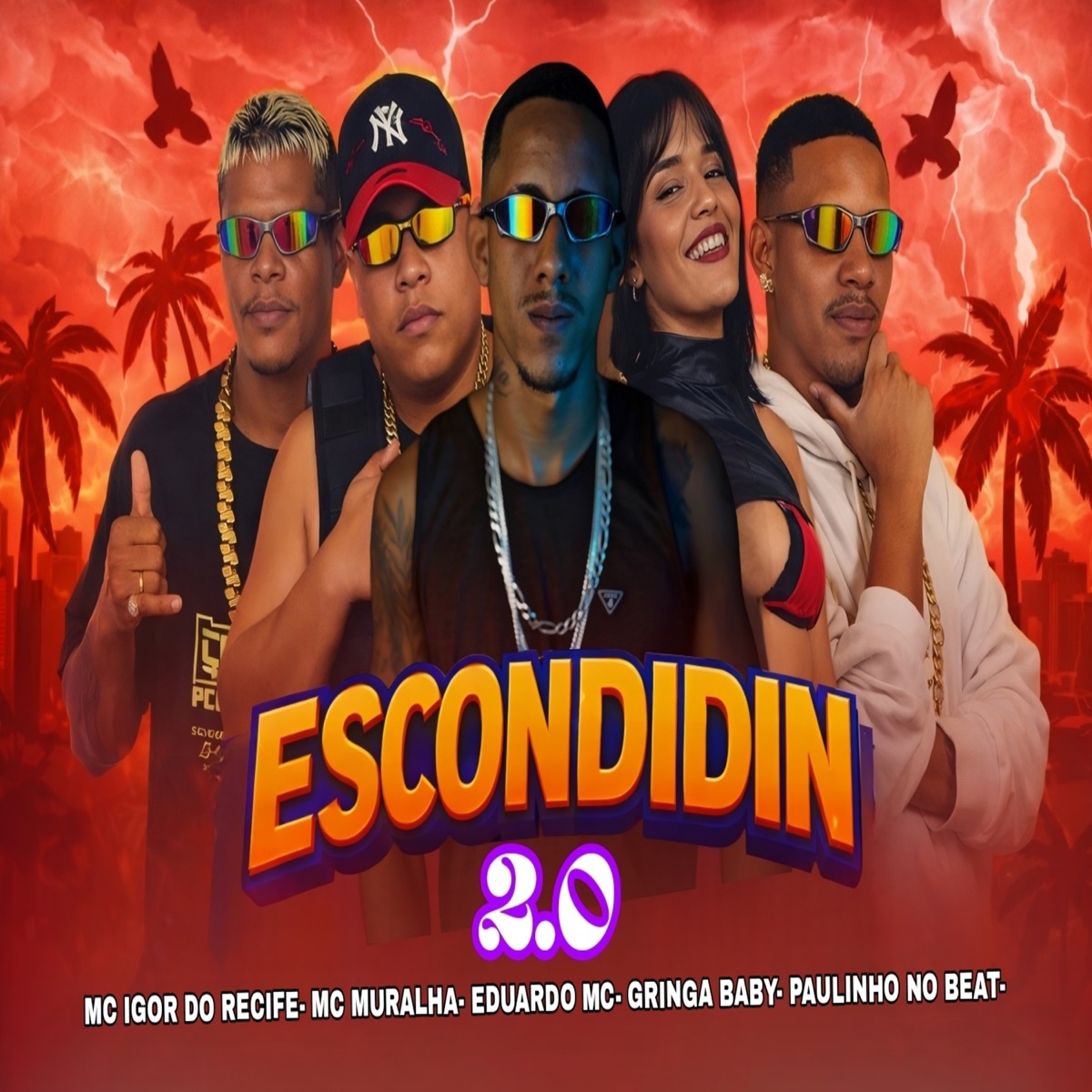Escondidin 2.0 - Single by Eduardo mc, Mc Igor do Recife, Mc Muralha & Gringa baby album cover